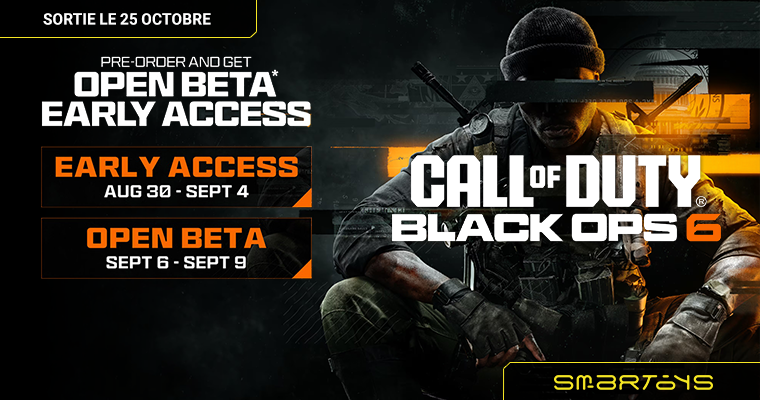 Précommandez Call of Duty Black Ops 6 et accédez à la bêta !