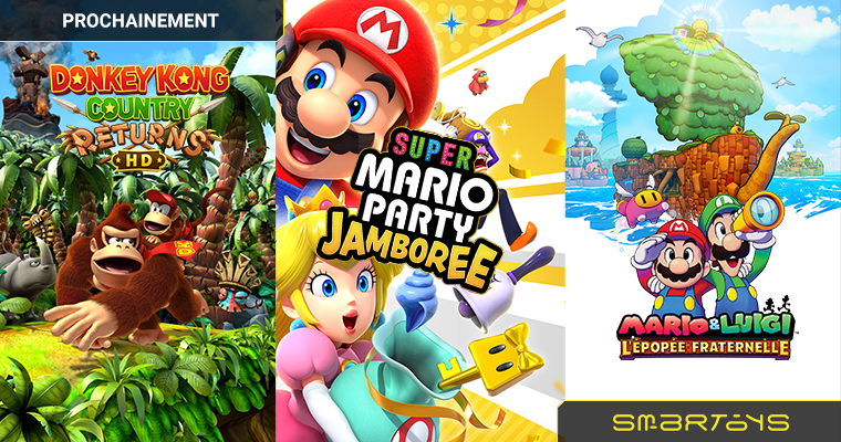 Découvrez les 3 prochains jeux Nintendo Switch !