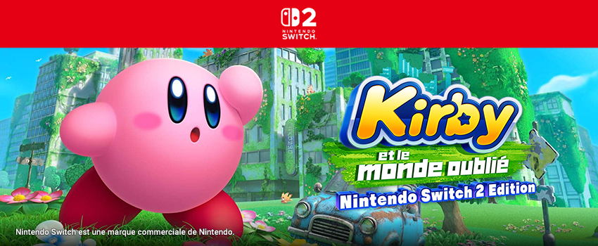 28/08 | Kirby et le monde oubli&eacute; - Nintendo Switch 2 Edition