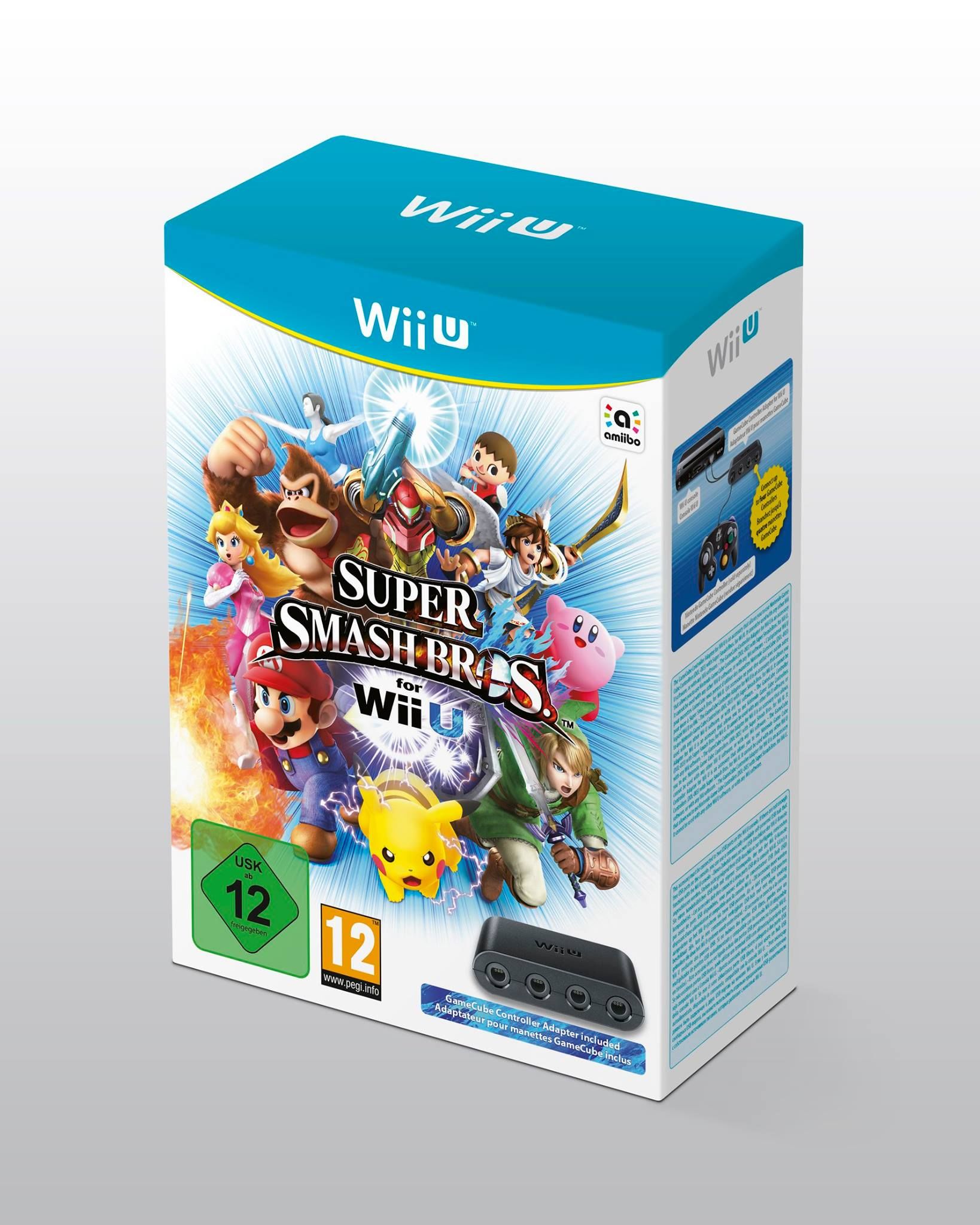 Super Smash Bros. Wii U + GameCube Adapter