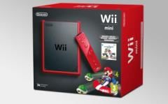 Wii Mini Console Red + Mario Kart Wii