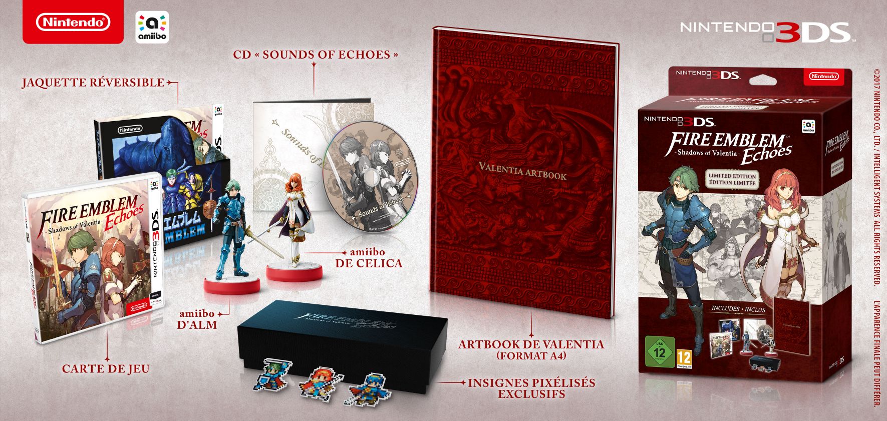 Fire Emblem Echoes : Shadows of Valentia Limited Edition