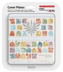 New Nintendo 3DS Cover Plate Monster Hunter 4 White