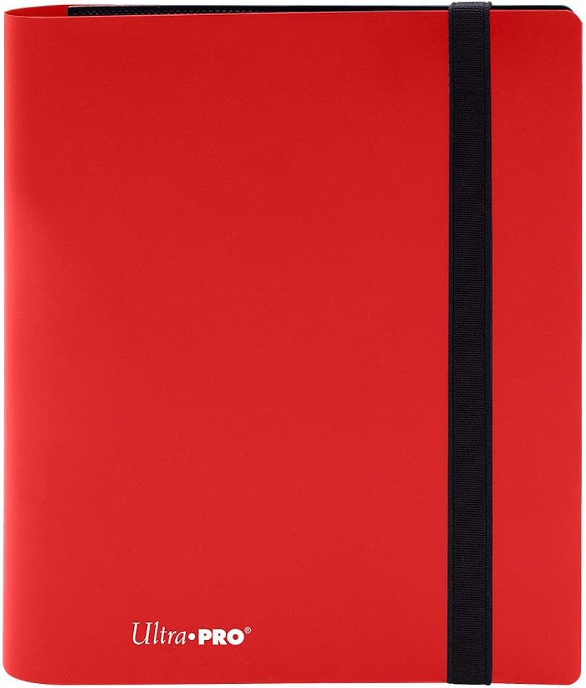 Ultra Pro Eclipse Pro Classeur 4 poches Rouge pomme
