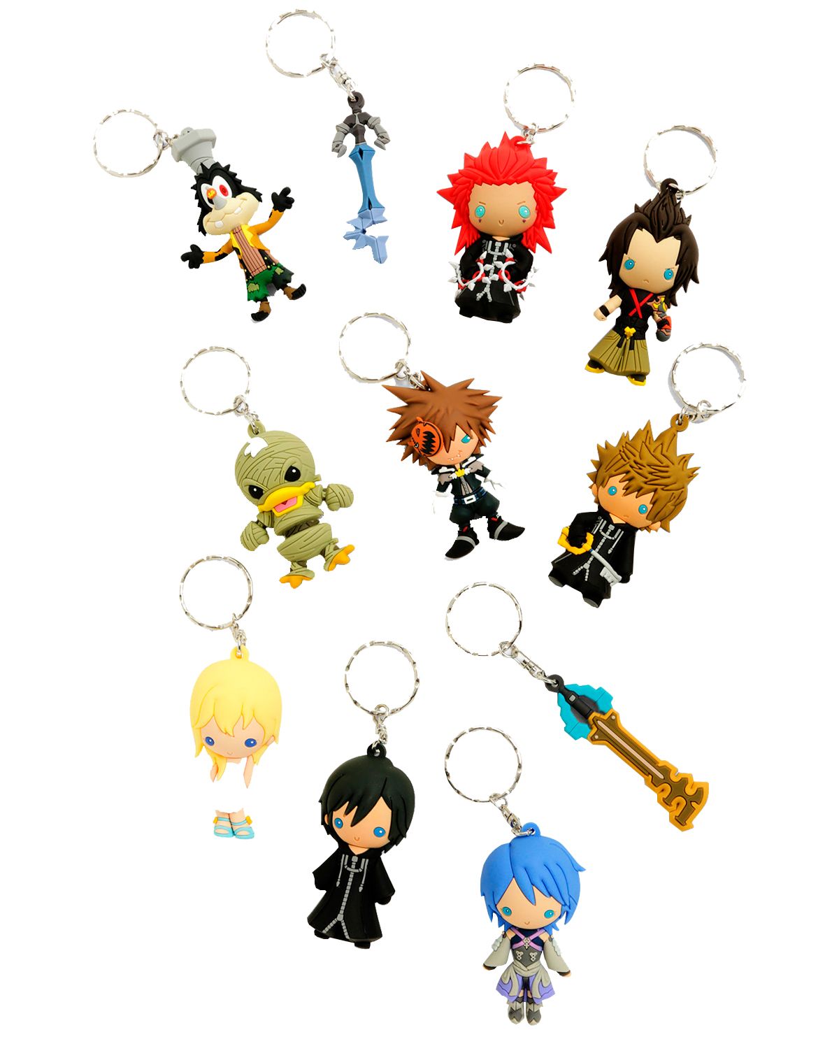Kingdom Hearts Series 3 Mystery Pack 3D Figural Keychain (1 Random)