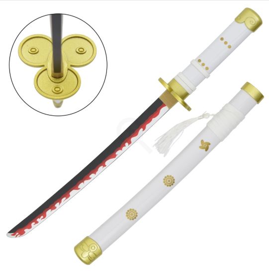 MINI ORNAMENTAL BAMBOO KATANA WITH TABLE STAND