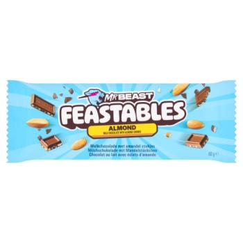 Mr Beast Feastables Milk Chocolate with Almond 60 Gr