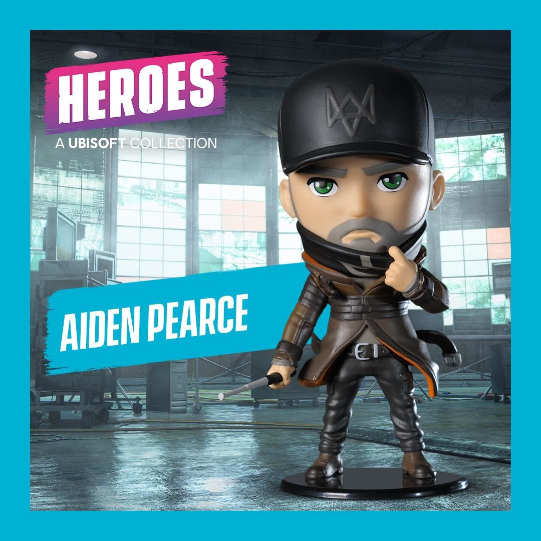 Ubisoft Heroes Series 3 - Watch Dogs: Legion Aiden Pearce Chibi