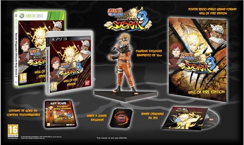 Naruto Ultimate Ninja Storm 3 Will of Fire Collector Ed.