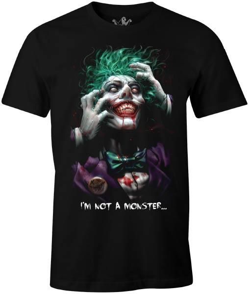 DC Comics - Batman - T-shirt Noir Hommes - Le Joker - XL