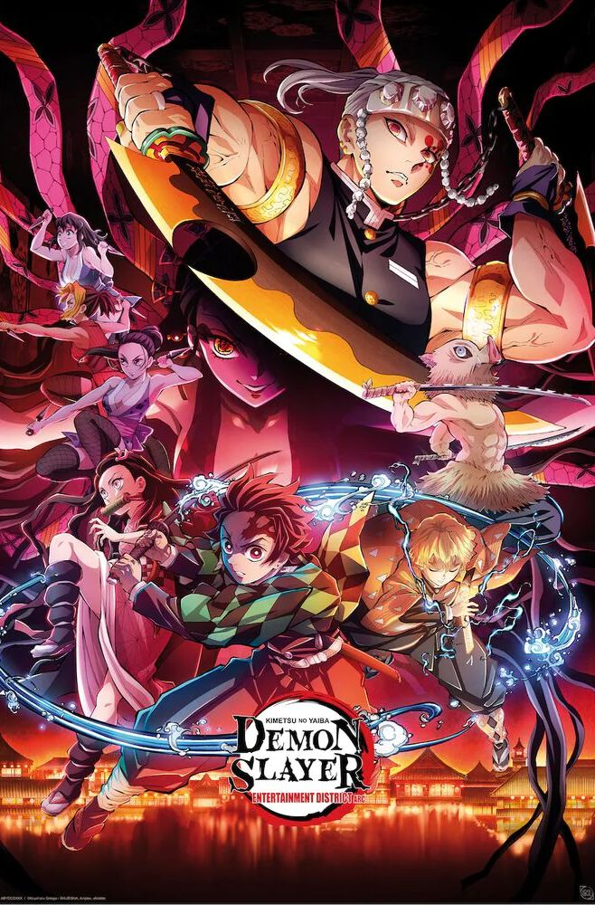 Affiche Anime ABYstyle Demon Slayer Entertainment District 24 x 36