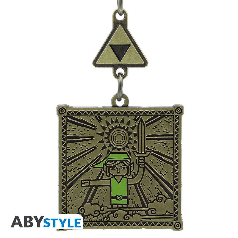The Legend of Zelda Porte-clés Link & Triforce