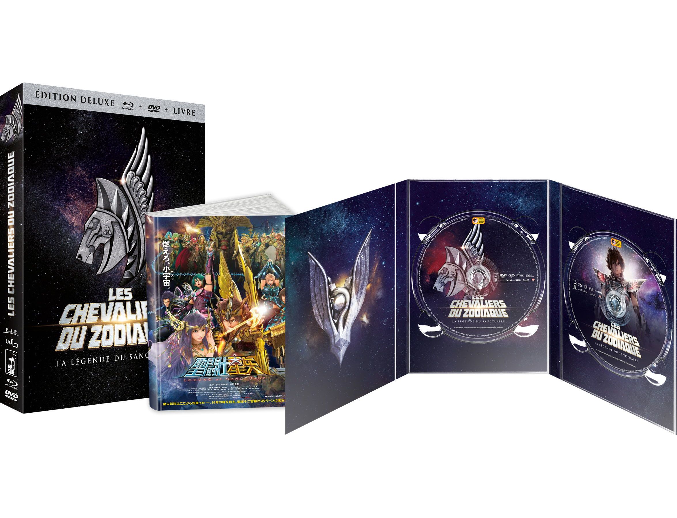 Chevaliers du Zodiaque Edition Deluxe - Combo DVD + Bluray