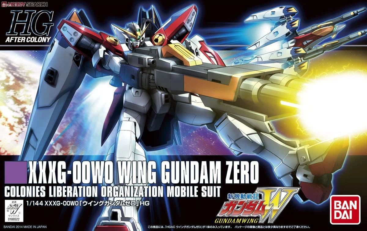 HGAC Gundam Wing Gundam Zero 1/144 Maquette 13cm