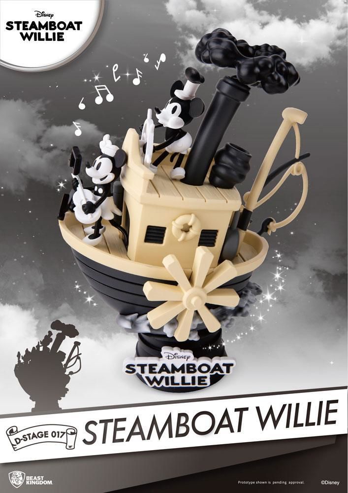 Disney - Steamboat Willie Diorama (15 cm)