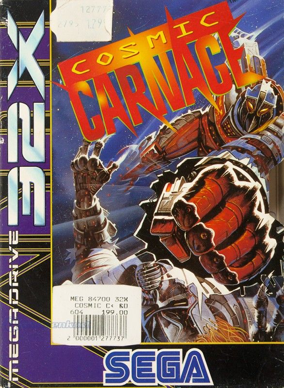 Sega 32X - Cosmic Carnage (EU-versie) (met originele verpakking) (verpakking beschadigd) (gebruikt)
