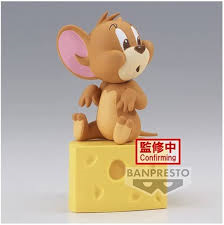 Tom And Jerry Figurine I Love Cheese Jerry