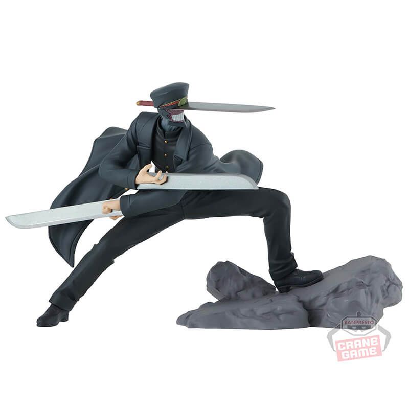 Chainsaw Man Figurine Combination Battle Samurai Sword 10cm