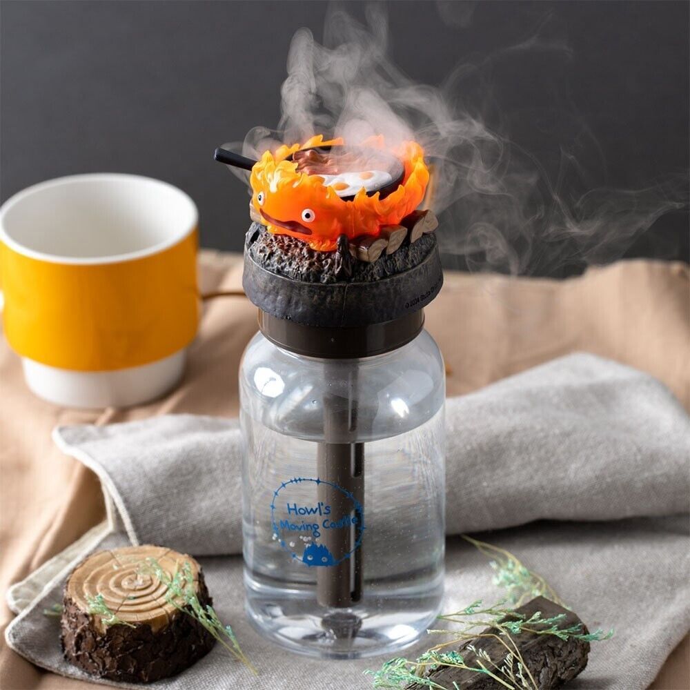 Studio Ghibli Le Château Ambulant Humidificateur de Bureau Compact Calcifer Neuf
