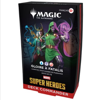 Commander Deck - Magic The Gathering - Marvel Super Heroes - Gloire à Fatalis