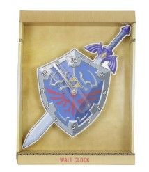 ZELDA - Shield & Sword - Horloge Murale Métal
