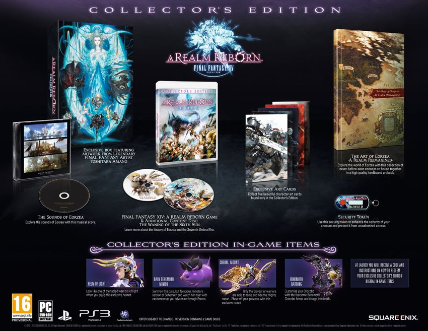 Final Fantasy XIV : A Realm Reborn Collector Edition