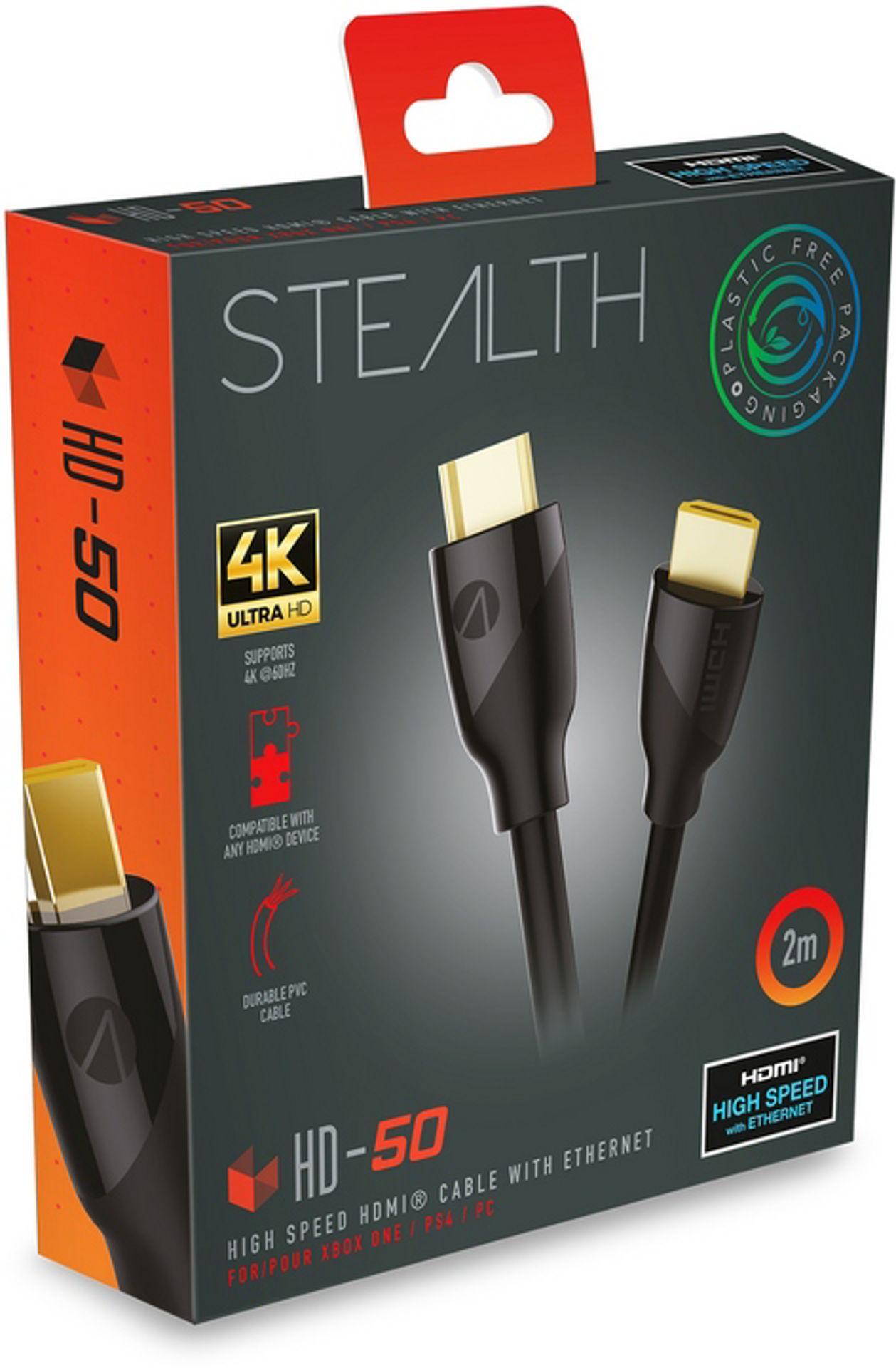 Acheter Stealth - Câble HDMI 4K Ultra HD Haute Vitesse avec Ethernet HD- -  Cables prix promo neuf et occasion pas cher