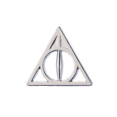 Harry Potter - Deathly Hallows Charm Pin Badge Silver Plated