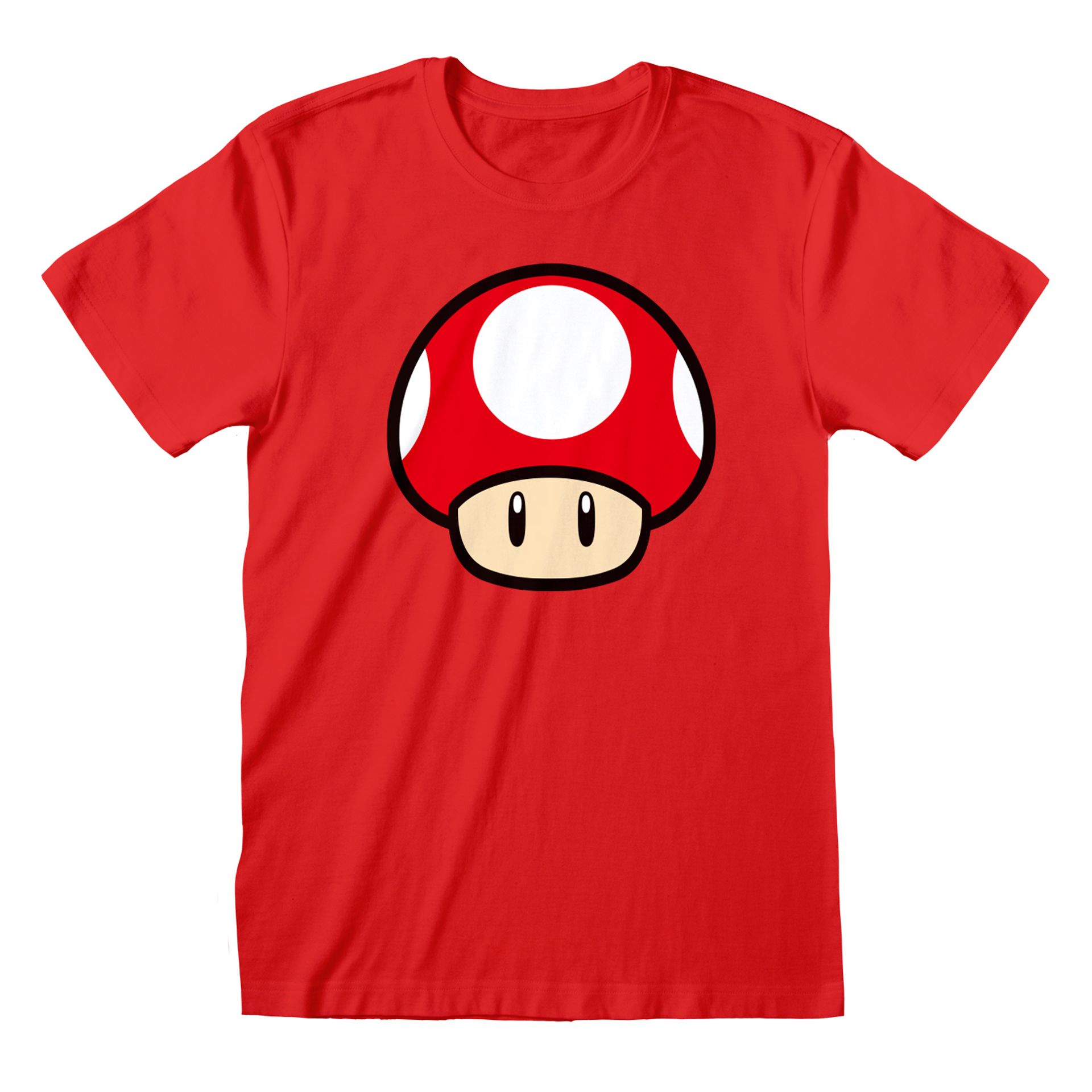 Nintendo - T-Shirt unisexe Rouge Super Mario Champignon Power Up
