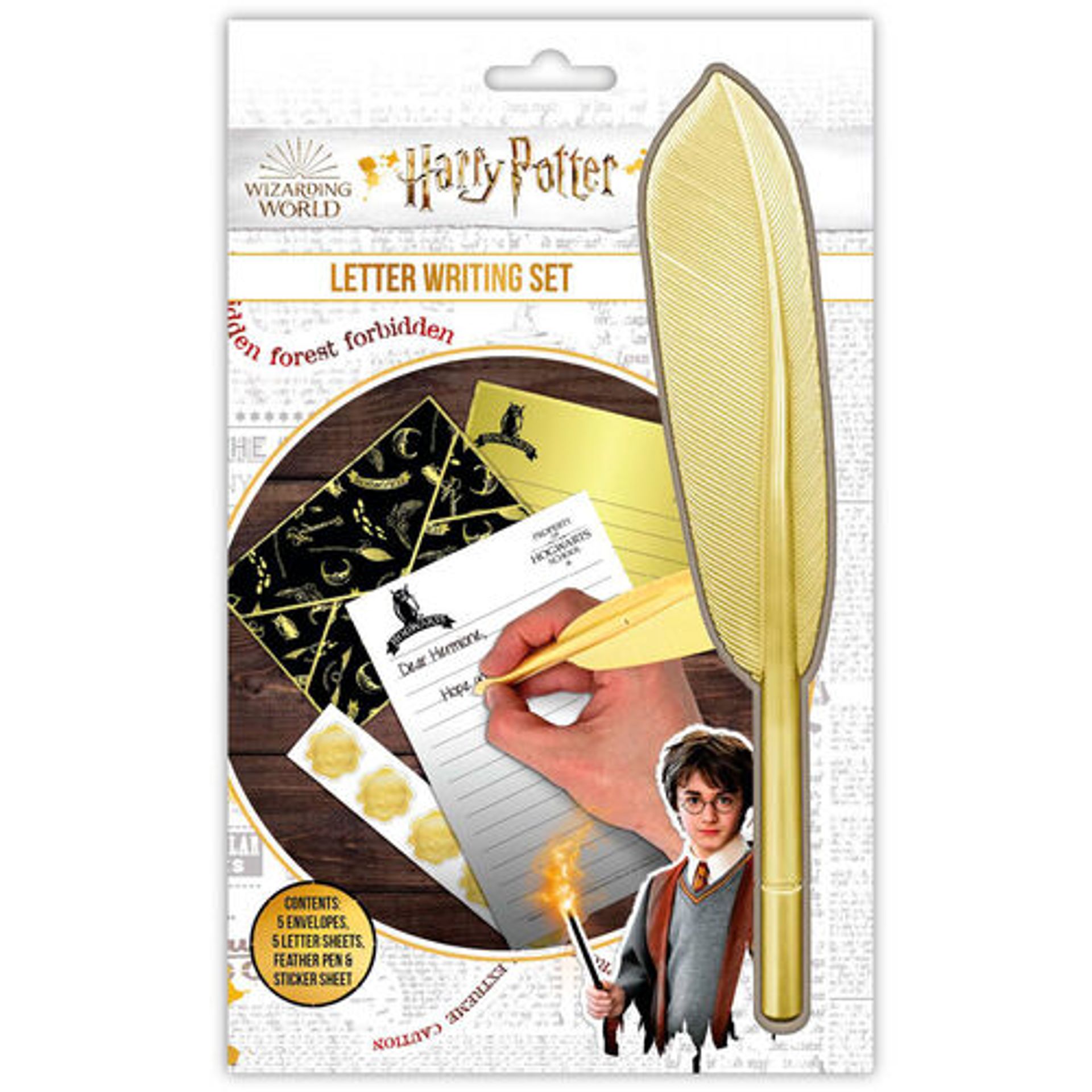Acheter Harry Potter - Ensemble de papier à lettres Poudlard avec stylo -  Papeterie prix promo neuf et occasion pas cher