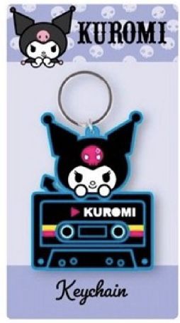 KUROMI - Bleu - Porte-clés en Caoutchou