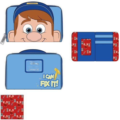 LOUNGEFLY Disney Wreck-It Ralph Fix-It Felix Kunstleren Portemonnee