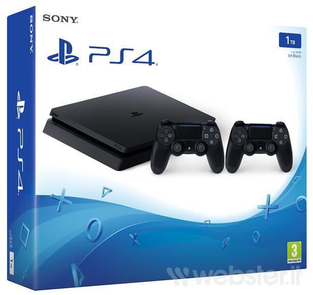 Playstation 4 Slim 1TB Black + Extra Dualshock