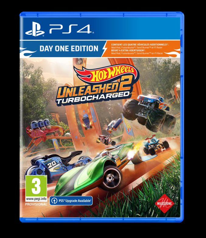 Wheels Day et One occasion promo - prix Hot Acheter 2 cher Turbocharged - Edition neuf Playstation - Unleashed 4 pas