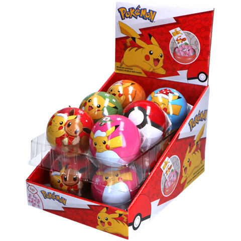 Pokemon Boule de Noel +bonbon 6 Gr