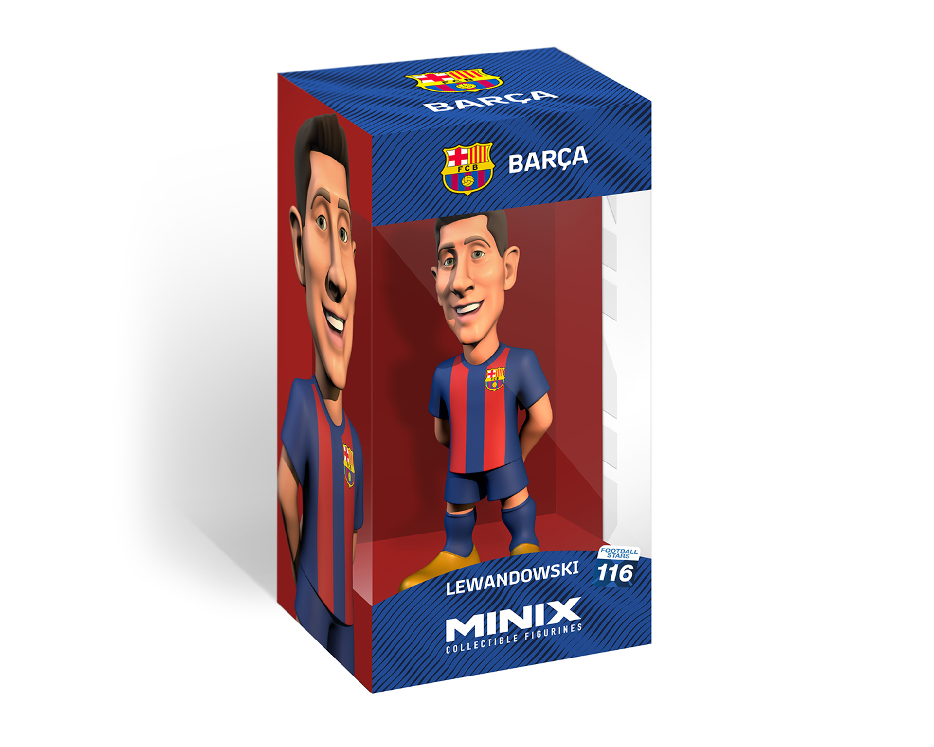 Figurine Minix Robert Lewandowski 12 cm du FC Barcelone