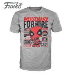 Funko Pop! Tees : Deadpool Mercenary for Hire - XL