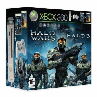 Xbox 360 Halo wars-halo 3 Console