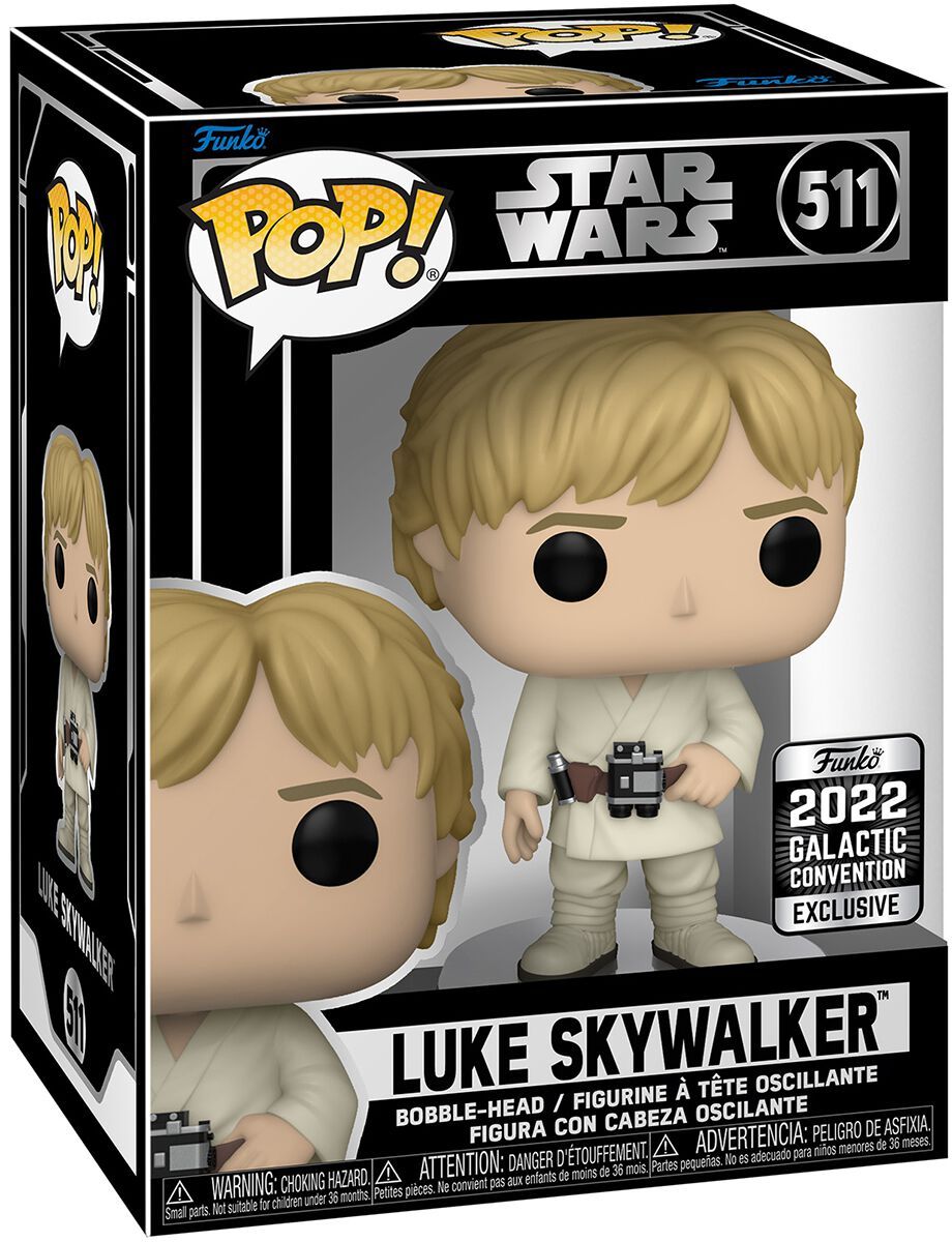 Figurine d\'Action Pop Star Wars 3,75 Pouces Exclusive - Luke Skywalker #511