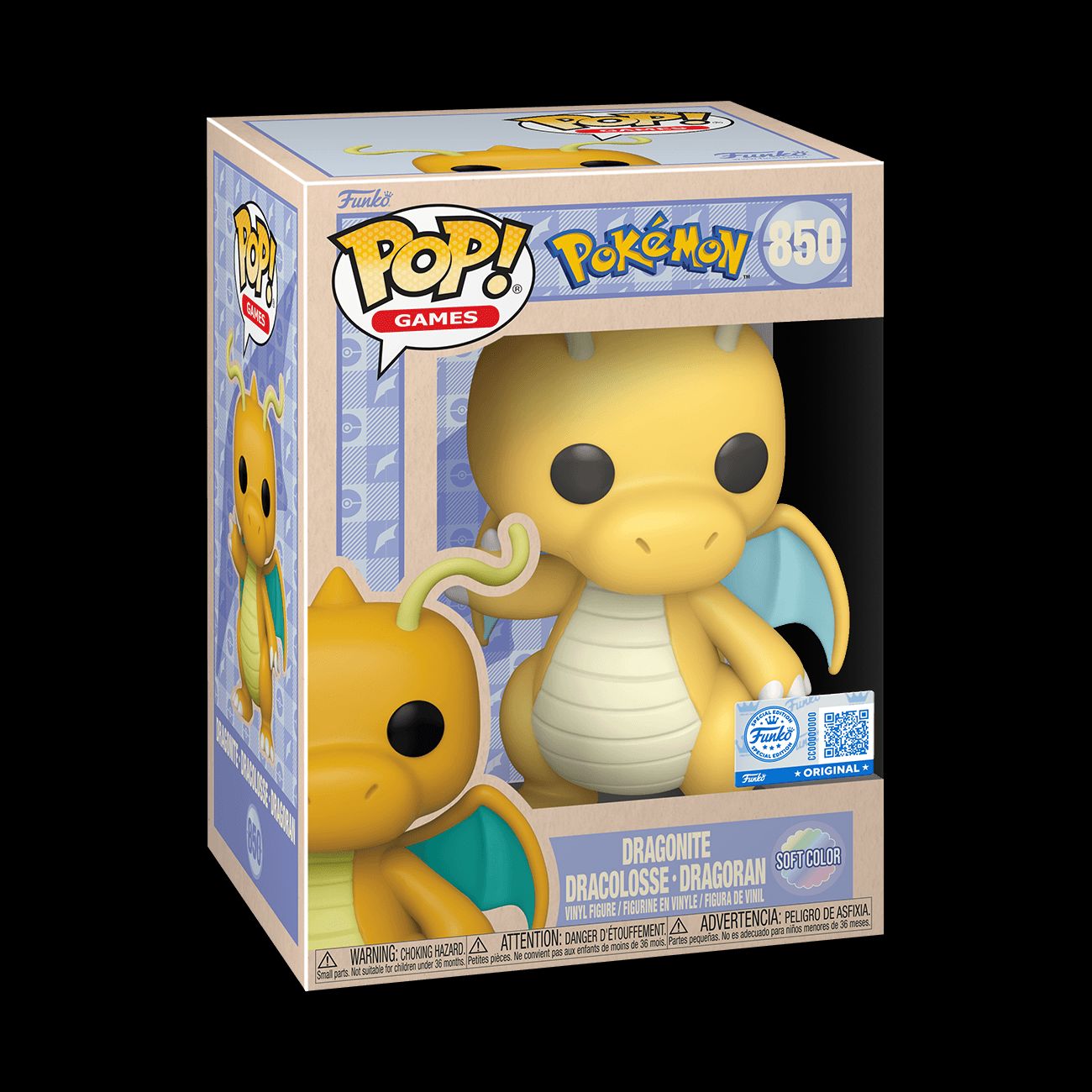 Pokemon - Dragonite (Pastel) Exclusive Pop! Vinyl
