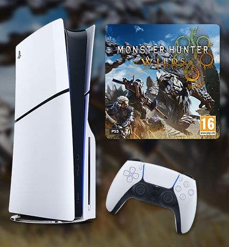 Bundle Playstation 5 Slim + Monster Hunter Wilds