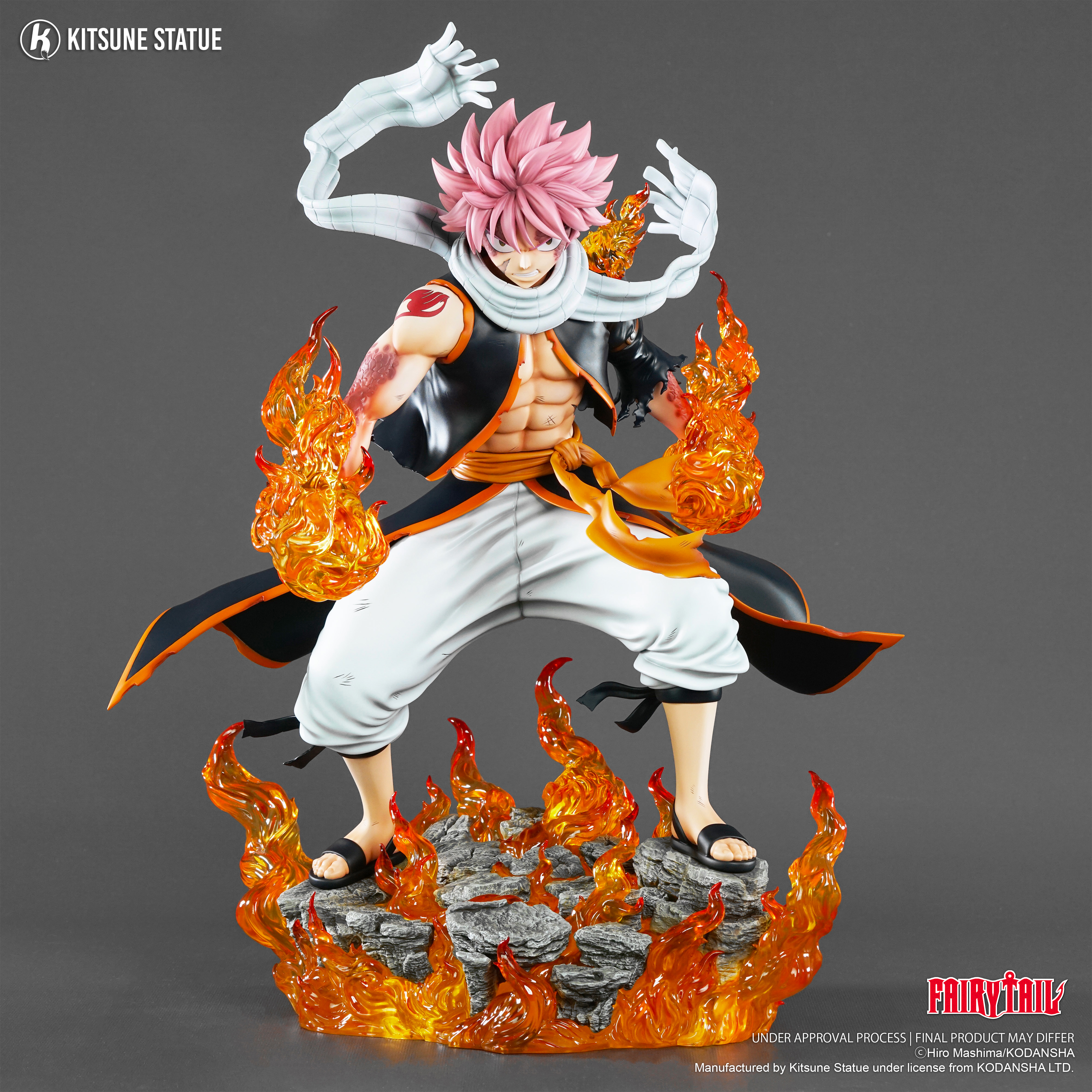 Fairy Tail Statue 1/4 Natsu Legend Figure By Kitsune