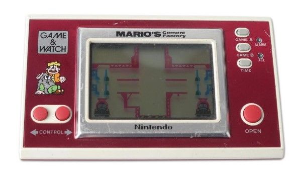 Mario\'s Cement Factory Nintendo Game & Watch