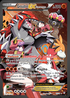 Groudon EX de la Team Magma Double Danger DD01