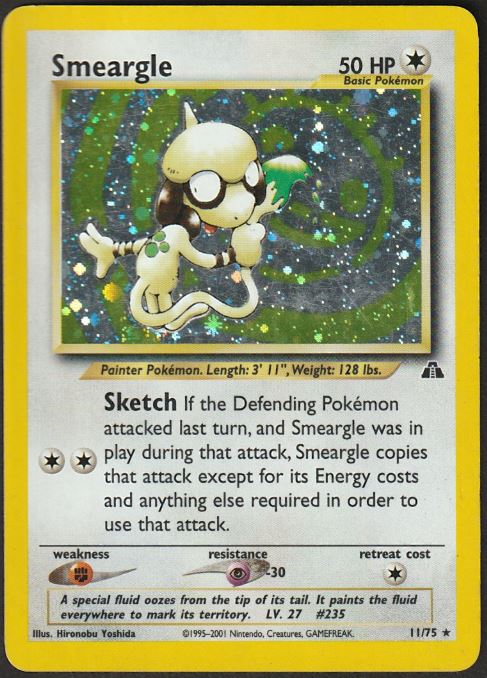 Smeargle 011 Wizards Neo Discovery ND02