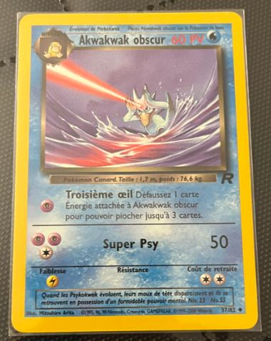 Akwakwak Obscur 037 Wizards Team Rocket TR02