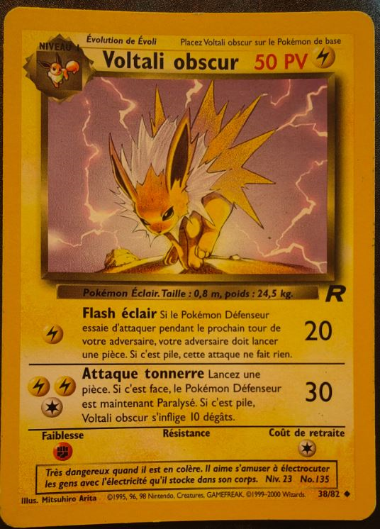 Voltali Obscur 038 Wizards Team Rocket TR02