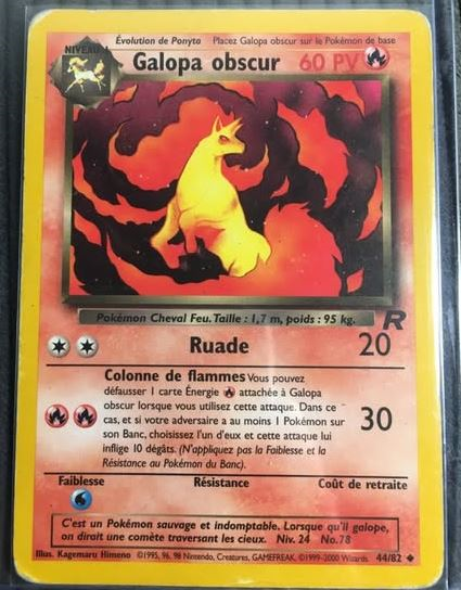 Galopa Obscur 044 Wizards Team Rocket TR02