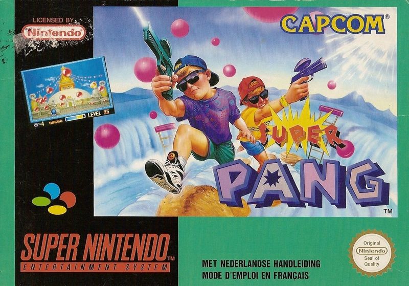 Super Buster Bros. Super Nintendo Game met Handleiding