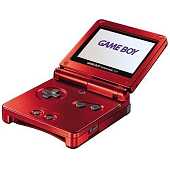Nintendo Game Boy Advance SP Rouge Flamme Console de Jeu Portable 7,37 cm